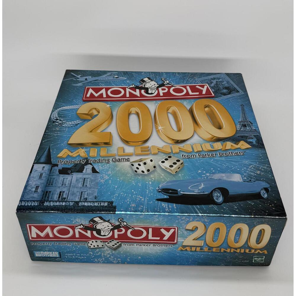 Monopoly 2000 Millennium Edition - Complete w/ Tokens & Board
